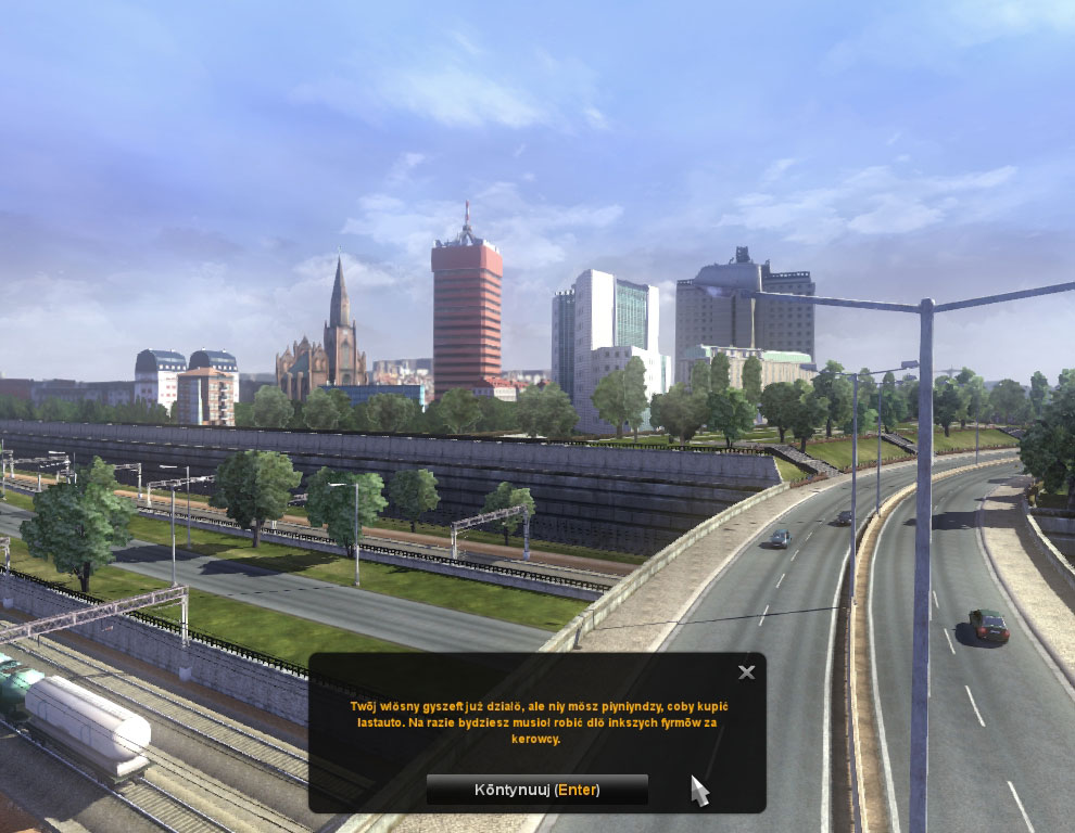 Gra Euro Truck Simulator 2 dla CD Projektu