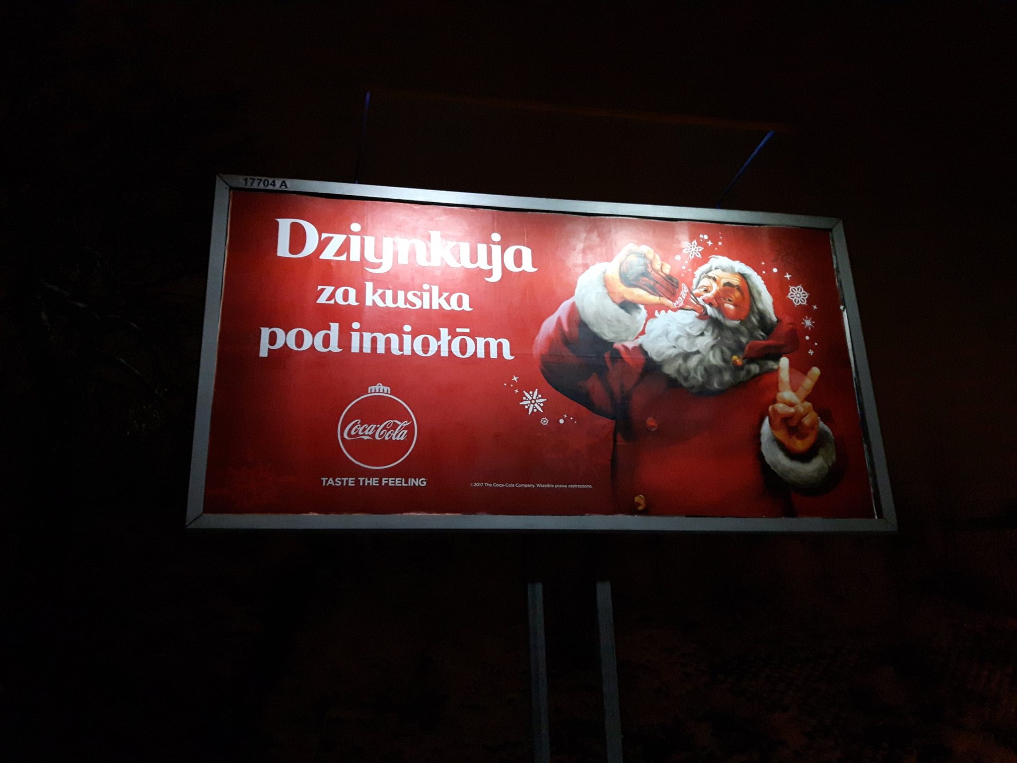 Kampania outdoorowa marki Coca-cola po śląsku